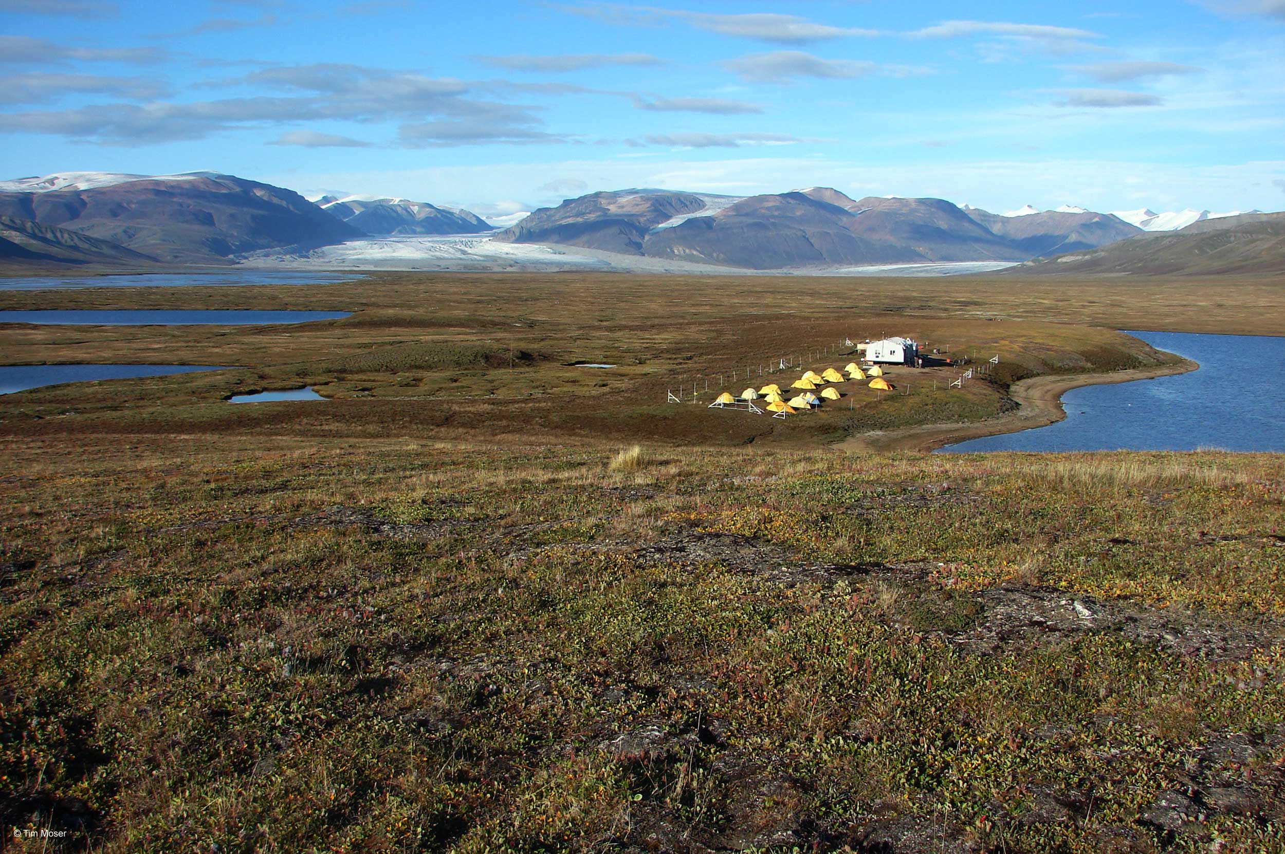 Bylot Island main research station - Tim Moser